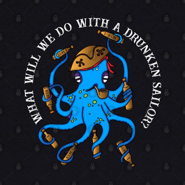 Drunken Sailor Sea Shanty Octopus by HotHibiscus